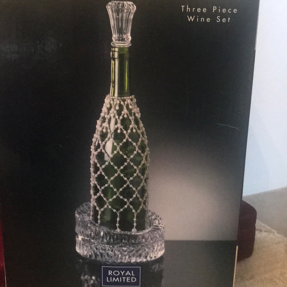 Crystal wine set - Picture 2 of 2